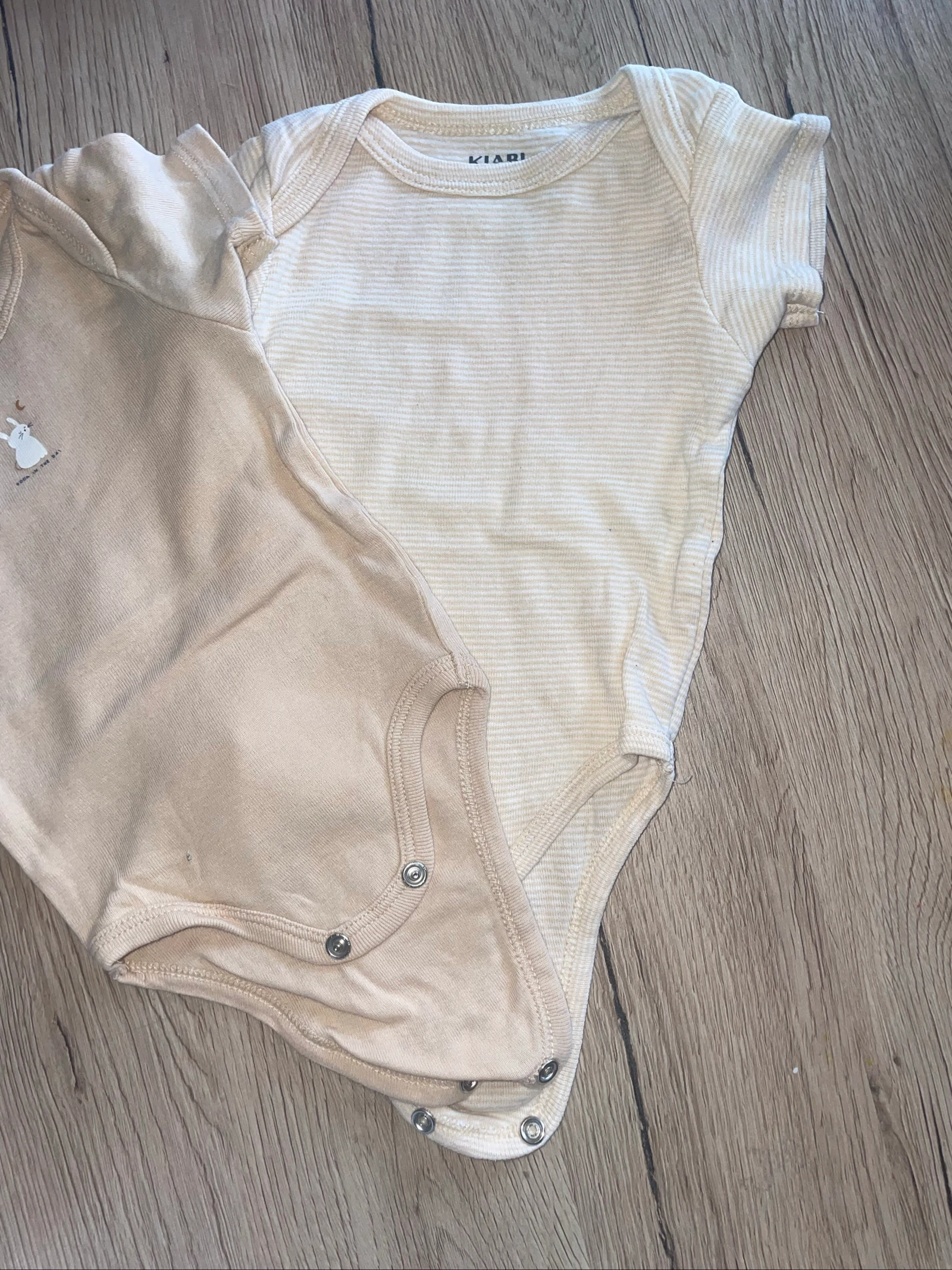 Lote de 3 bodies de manga corta de 3 meses 62cm Kiabi – photo 3